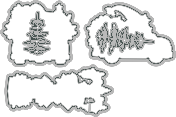 Poppy Crafts Cutting Dies & Stamp Set