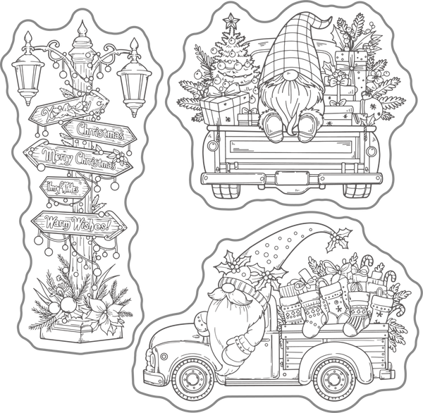 Poppy Crafts Cutting Dies & Stamp Set