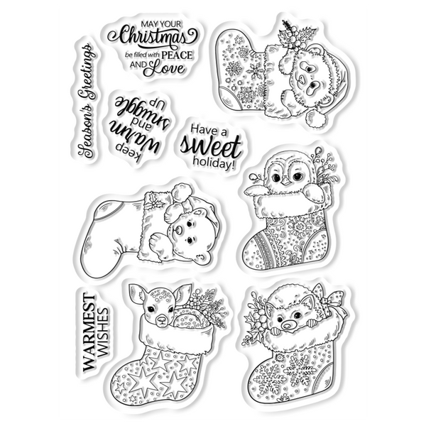 Poppy Crafts Cutting Dies & Stamp Set