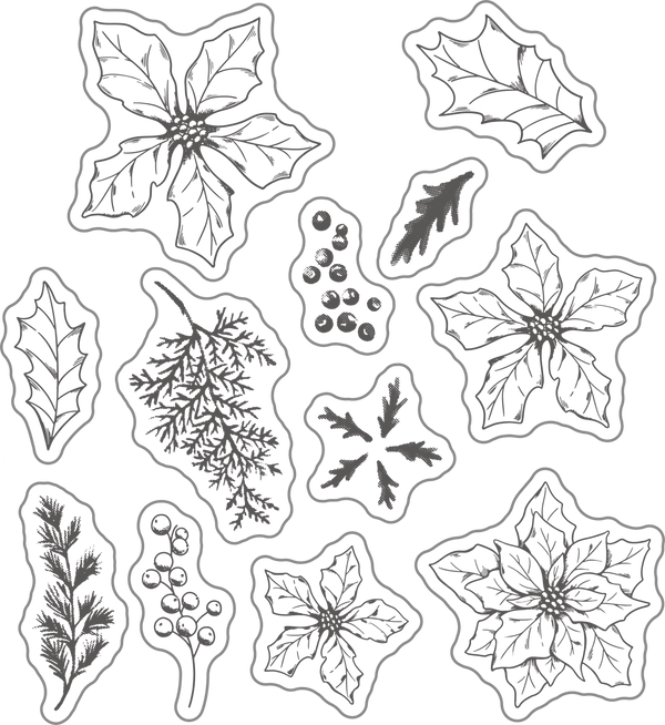 Poppy Crafts Cutting Dies & Stamp Set