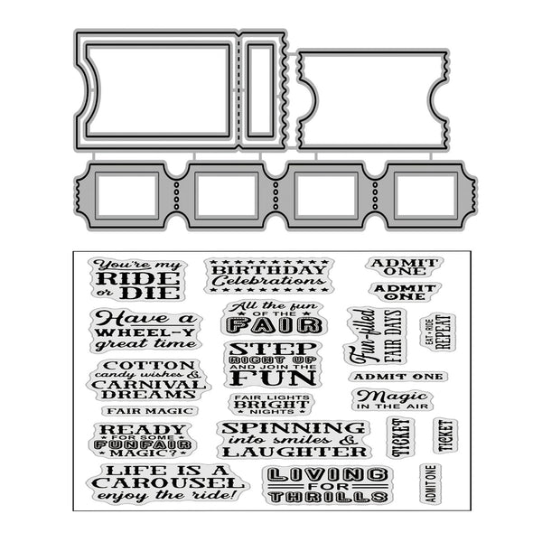 Poppy Crafts Cutting Dies & Stamp Set