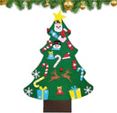 Poppy Crafts DIY Felt Christmas Tree Set with Removable Ornaments