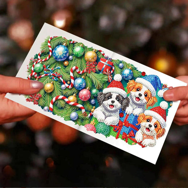 Poppy Crafts Diamond Art Greeting Card Kit