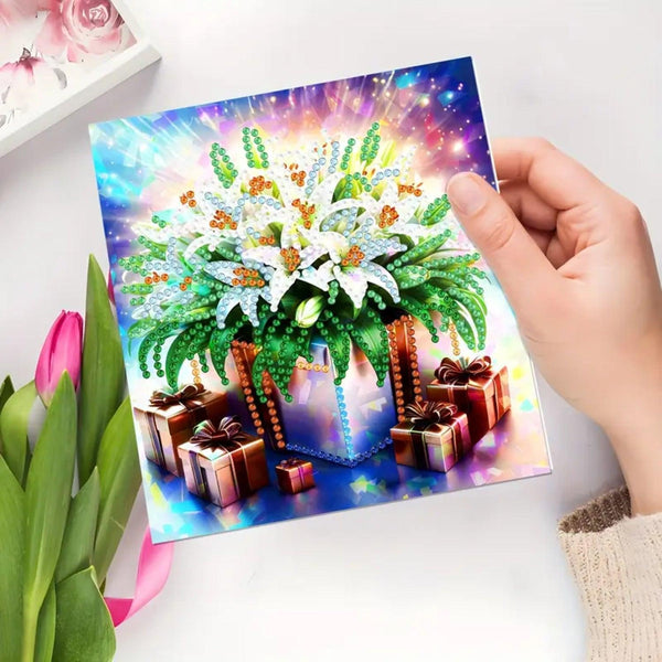 Poppy Crafts Diamond Art Greeting Card Kit