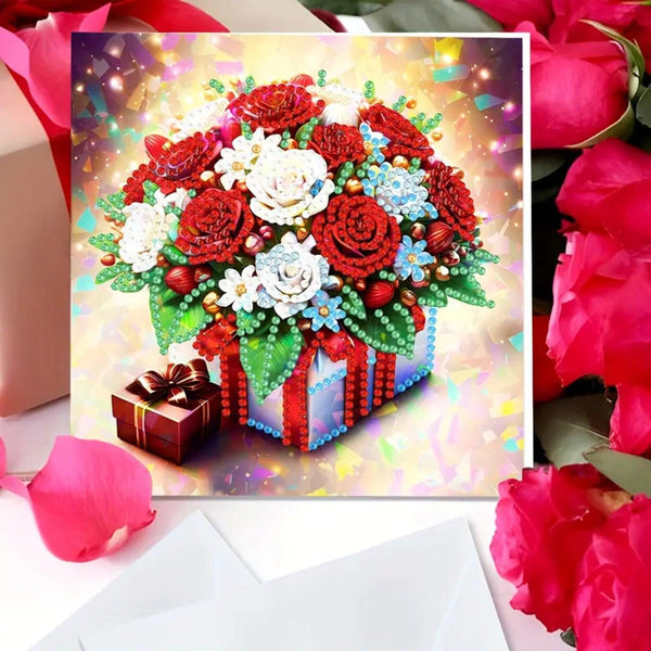Poppy Crafts Diamond Art Greeting Card Kit
