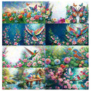 Poppy Crafts Diamond Art Greeting Card Kit