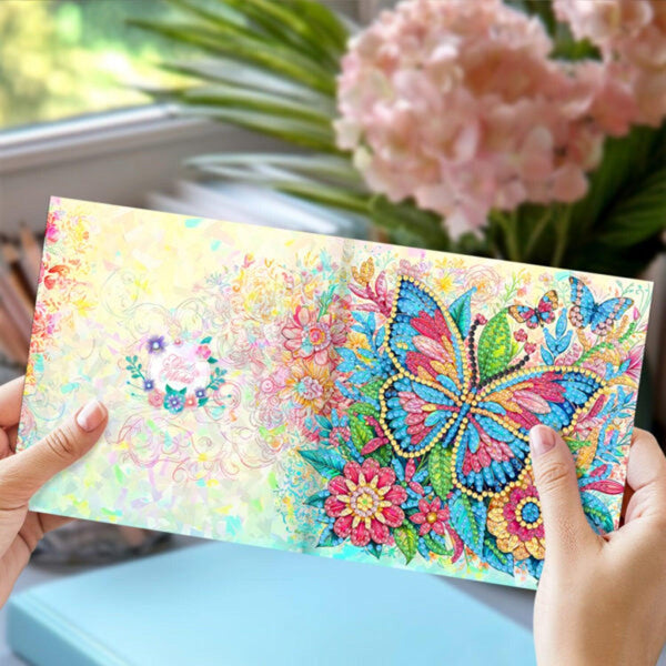 Poppy Crafts Diamond Art Greeting Card Kit