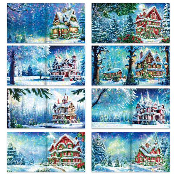 Poppy Crafts Diamond Art Greeting Card Kit