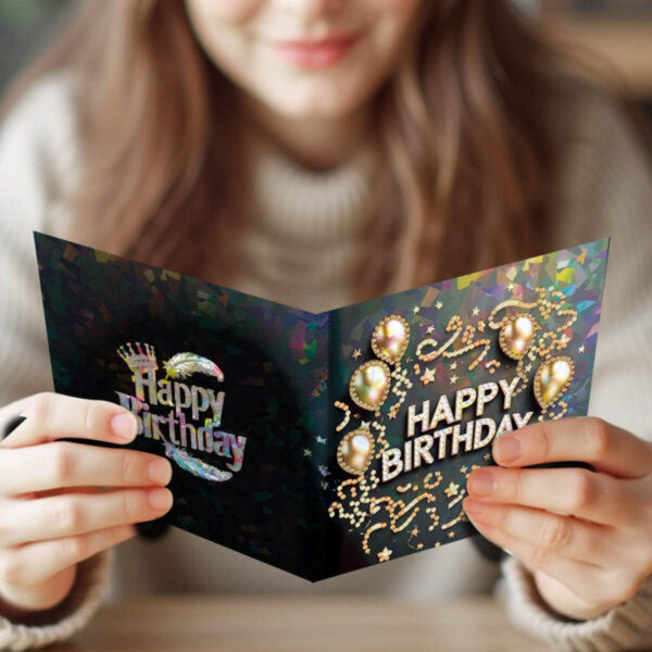 Poppy Crafts Diamond Art Greeting Card Kit