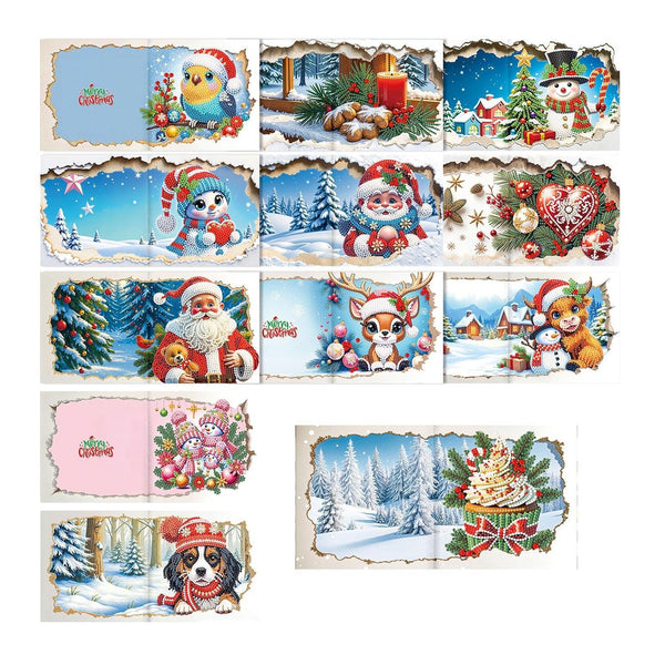 Poppy Crafts Diamond Art Greeting Card Kit
