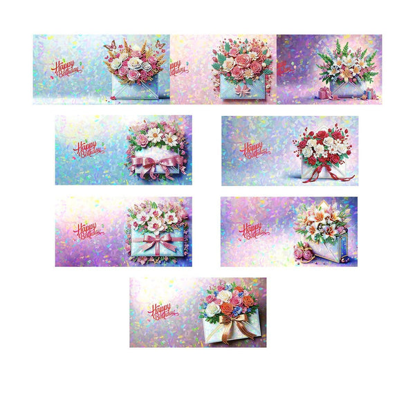 Poppy Crafts Diamond Art Greeting Card Kit
