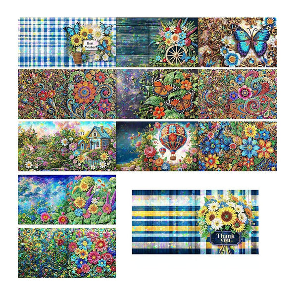 Poppy Crafts Diamond Art Greeting Card Kit