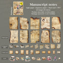 Poppy Crafts Die-Cut Scrap Paper - Manuscript Notes