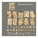 Poppy Crafts Die-Cut Scrap Paper - Manuscript Notes