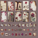 Poppy Crafts Die-Cut Scrap Paper - Rose Books