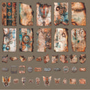 Poppy Crafts Die-Cut Scrap Paper - Steam Punk