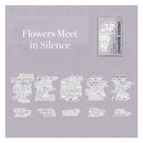 Poppy Crafts English Rhapsody Washi Stickers - Flowers Meet in Silence