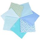 Poppy Crafts Fabric Fat Quarter Bundle - Blue