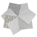 Poppy Crafts Fabric Fat Quarter Bundle - Grey