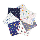 Poppy Crafts Fabric Fat Quarter Bundle - Space & Sea