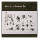 Poppy Crafts Fabric Tag - The Little Flowers Fall