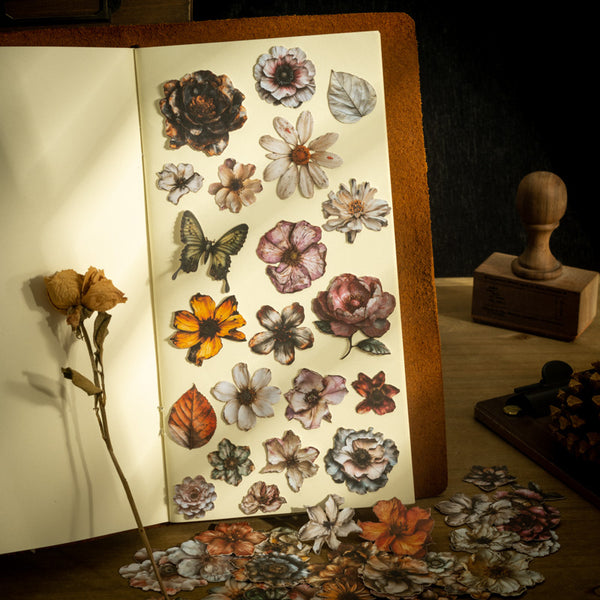 Poppy Crafts Floral Cut-Out Sticker - The Kingdom of Flowers
