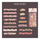 Poppy Crafts Flower Stickers - Rose Story