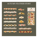 Poppy Crafts Flower Stickers - Autumn Feather Story