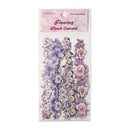 Poppy Crafts Flower Stickers - Scarlet Flower Scroll