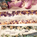 Poppy Crafts Flowers Bloom in the Dark PET Sticker Roll - Flames Burn Brightly