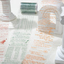Poppy Crafts Fragments of Literary Quotations PET Sticker Roll - Anne of Green Gables