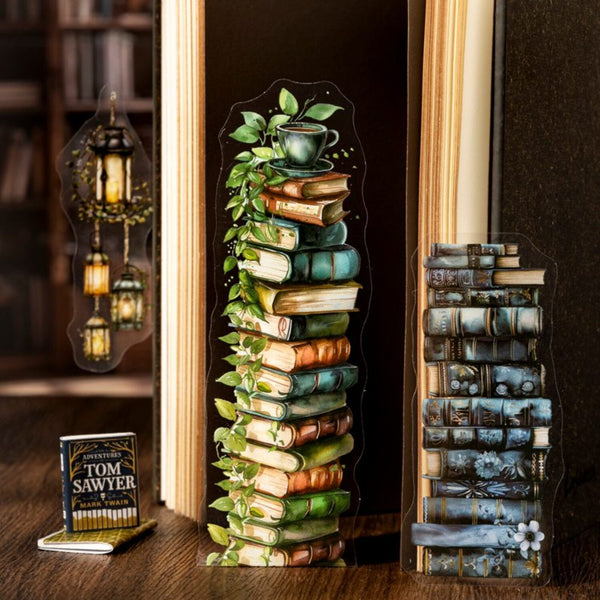Poppy Crafts Full Garden of Books PET Stickers - Book Path Scroll