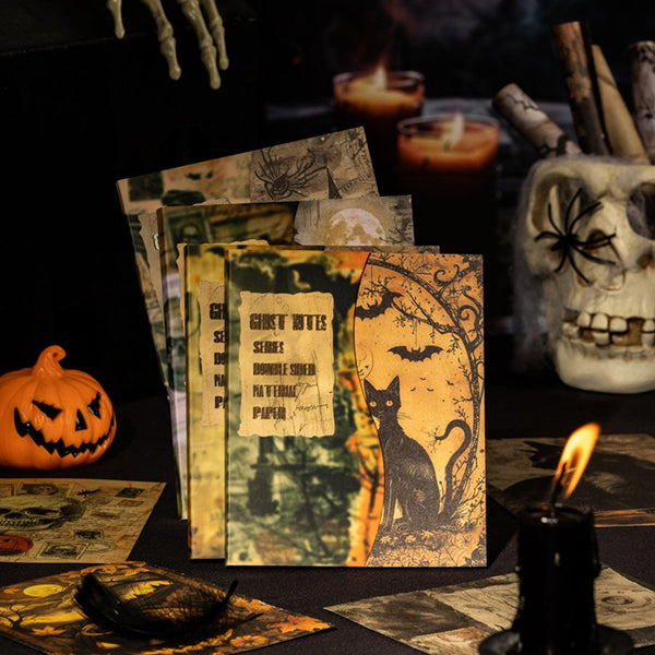 Poppy Crafts Halloween Double-Sided Paper - Cemetery Chapter