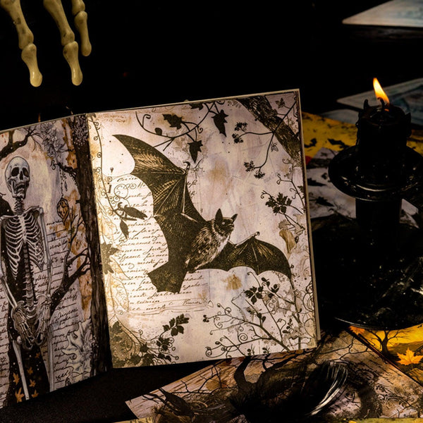 Poppy Crafts Halloween Double-Sided Paper - Cemetery Chapter