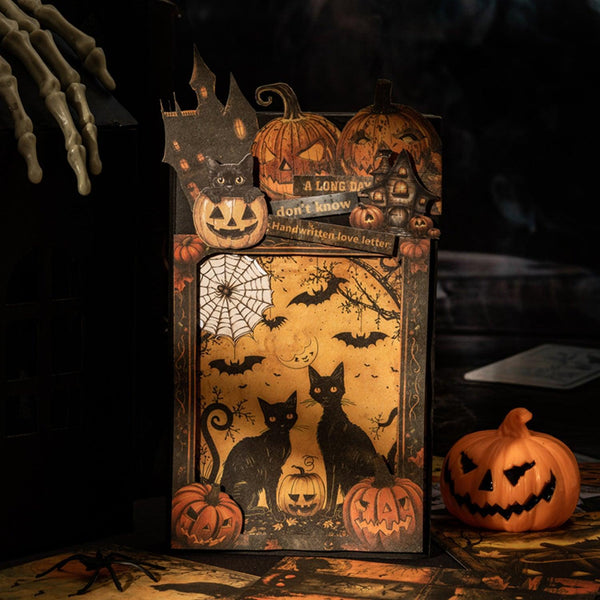Poppy Crafts Halloween Double-Sided Paper - Cemetery Chapter