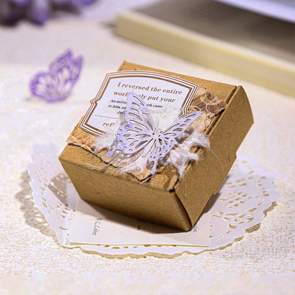 Poppy Crafts Hollow Cut Kraft Paper - Snowflakes Fall
