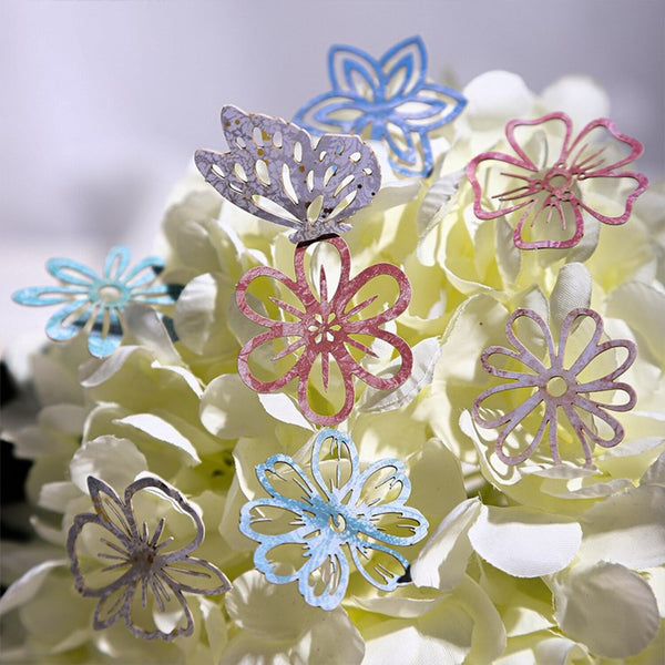 Poppy Crafts Hollow Cut Kraft Paper - Snowflakes Fall
