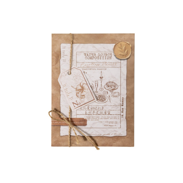 Poppy Crafts Kraft Scrap Paper Kit - Yellowed Memories