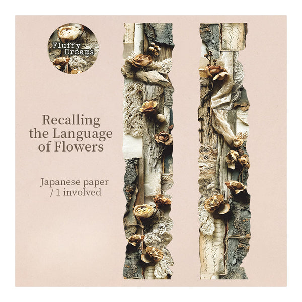 Poppy Crafts Lace Edge Washi Tape - Recalling the Language of Flowers
