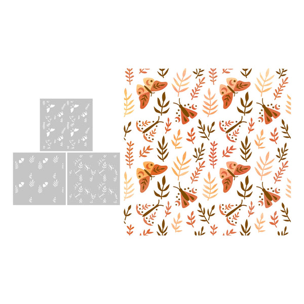 Poppy Crafts Layering Stencil Kit