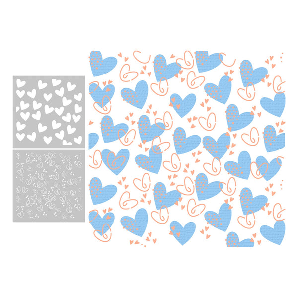 Poppy Crafts Layering Stencil Kit