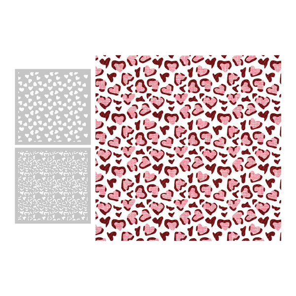 Poppy Crafts Layering Stencil Kit