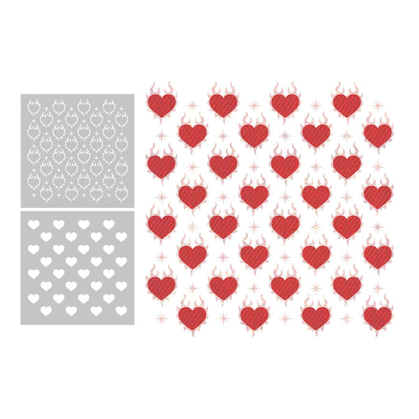 Poppy Crafts Layering Stencil Kit