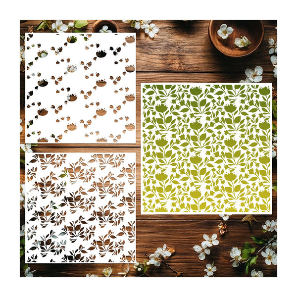 Poppy Crafts Layering Stencil Kit