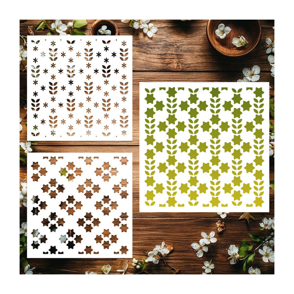 Poppy Crafts Layering Stencil Kit