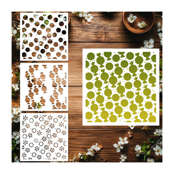 Poppy Crafts Layering Stencil Kit