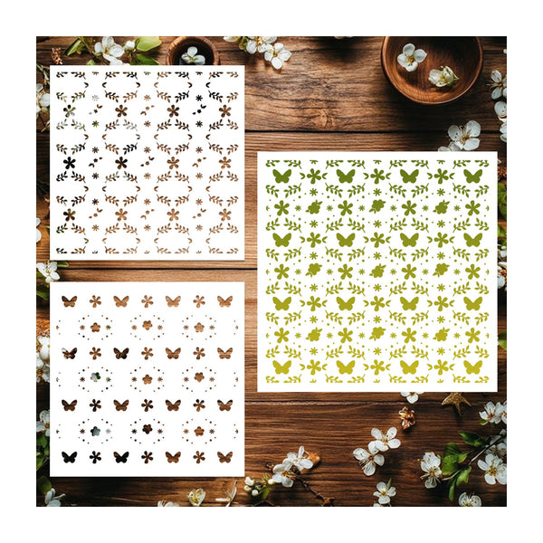 Poppy Crafts Layering Stencil Kit