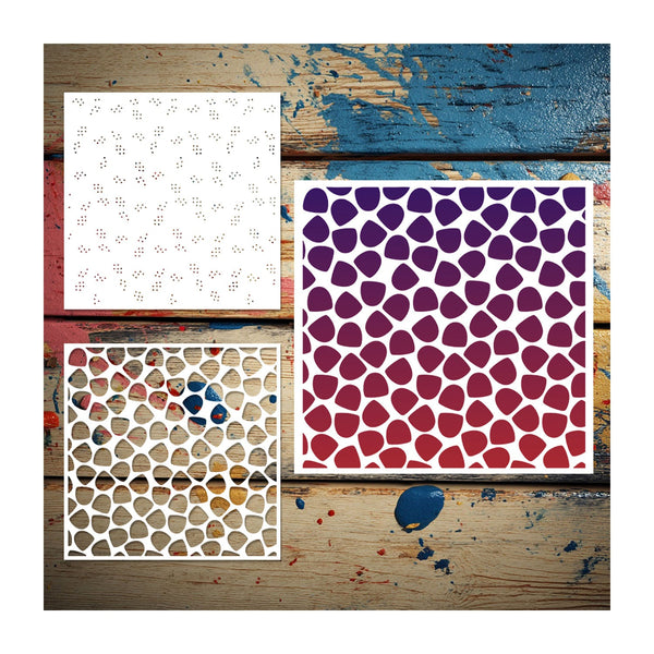 Poppy Crafts Layering Stencil Kit