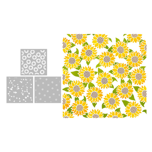 Poppy Crafts Layering Stencil Kit