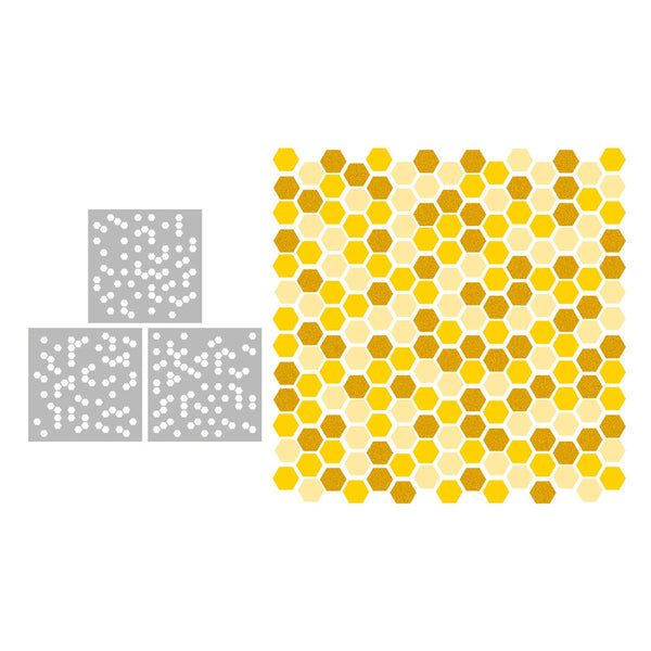 Poppy Crafts Layering Stencil Kit